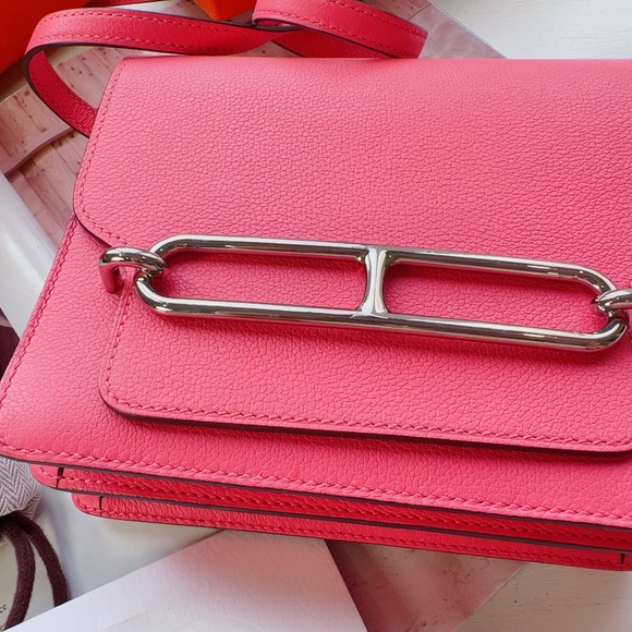 Hermes Roulis Mini Silver Bag 8W - Picture 4 of 9